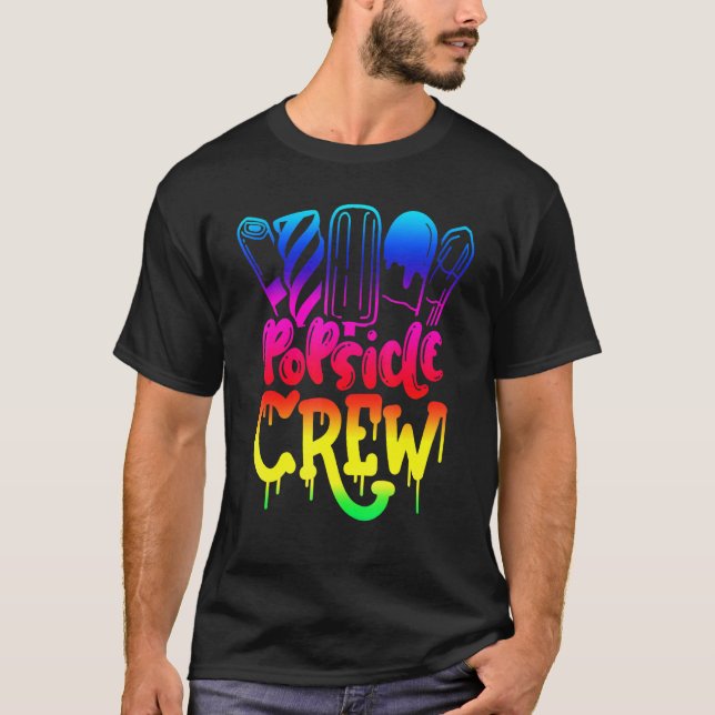 Camiseta Popsicle Crew Fun Summertime Ice Lolly Summer Trea (Anverso)