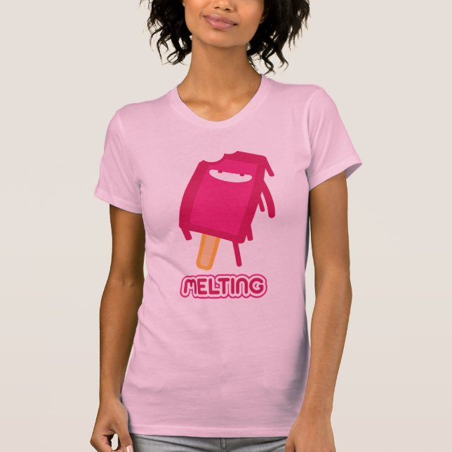Camiseta Popsicle de fusión Kawaii (Anverso)