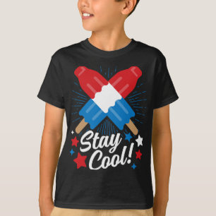 Camiseta Popsicle Divertido 4 De Julio Día De La Independen