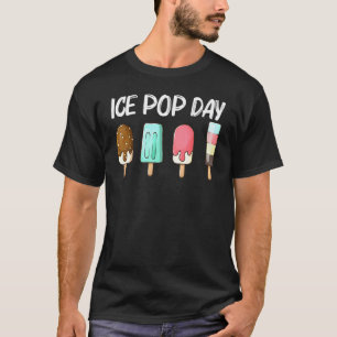 Camiseta Popsicle Lindo Para Hombres Mujeres Helado Comida