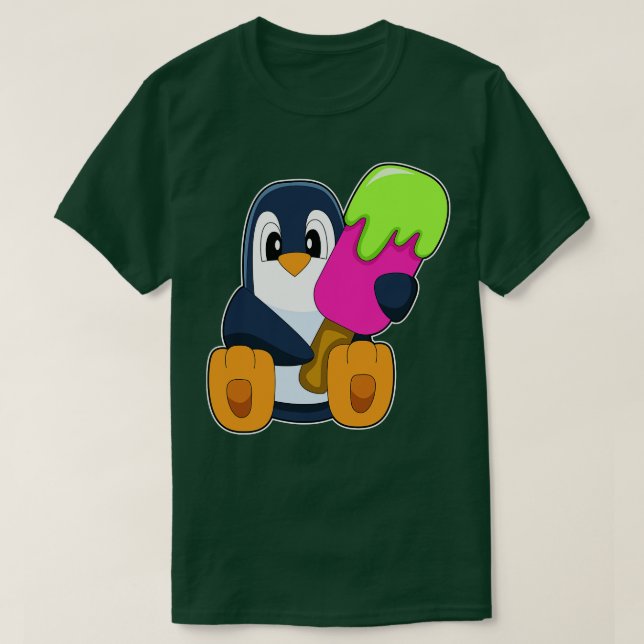 Camiseta Popsicle pingüino (Diseño del anverso)