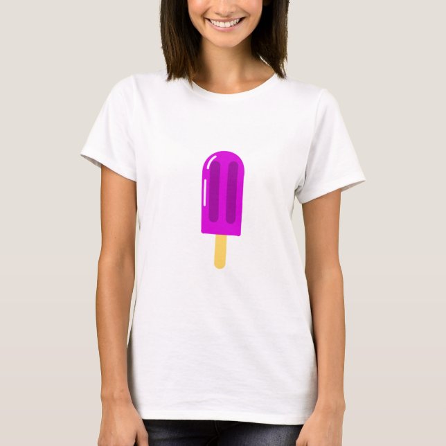 Camiseta Popsicle púrpura (Anverso)