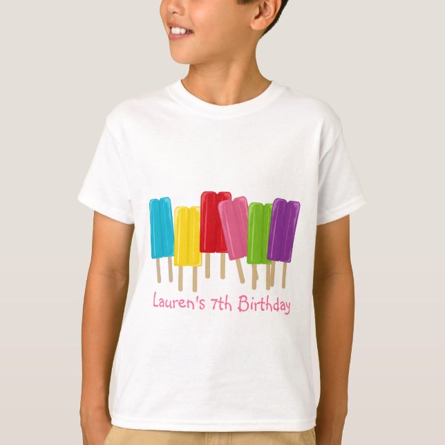 Camiseta Popsicles y lunares (Anverso)