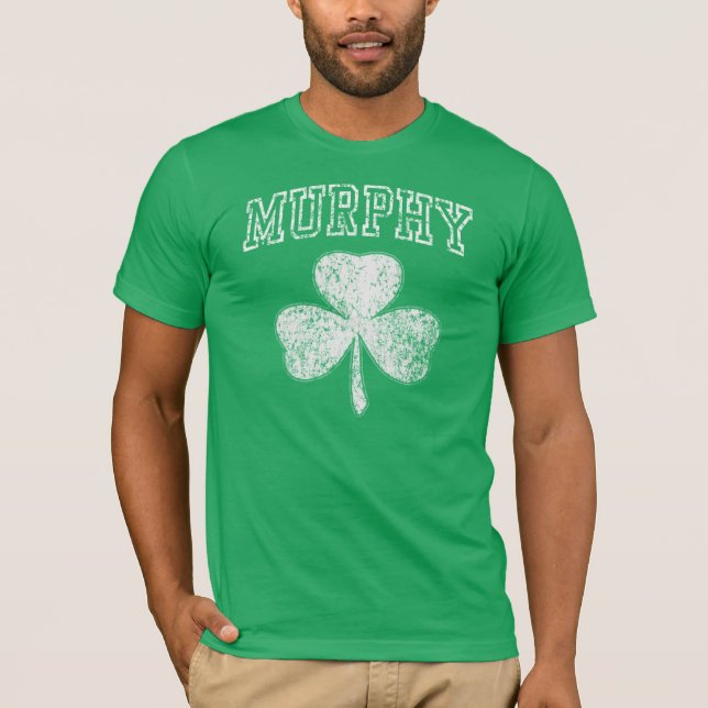 Camiseta popular del irlandés del trébol de Murphy (Anverso)