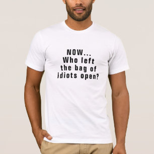 Camiseta Popular Diciendo Silly Por El Humor De Los Idiotas
