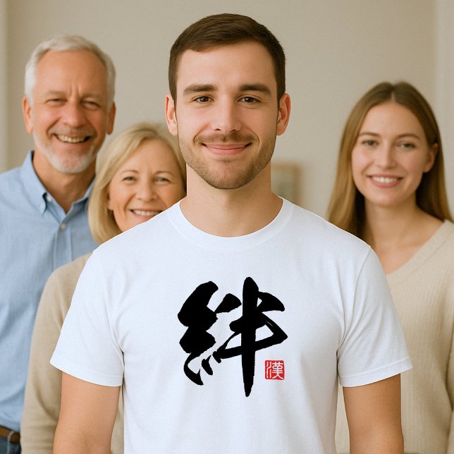 Camiseta Populares lazos kanji [絆] (Subido por el creador)