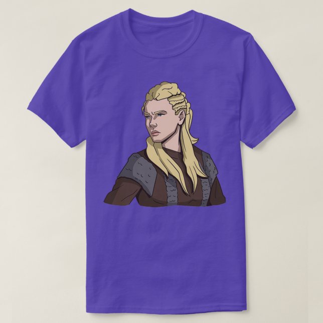Camiseta POPVERSE Vikings Lagertha Shield Maiden (Diseño del anverso)