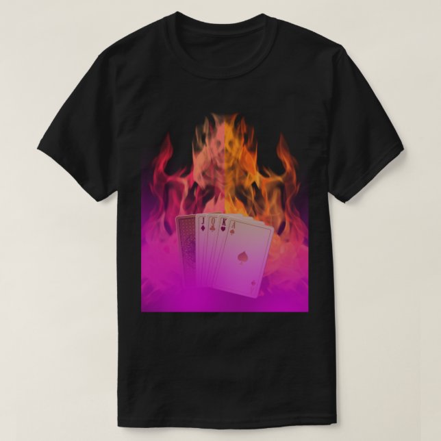 Camiseta póquer (Diseño del anverso)