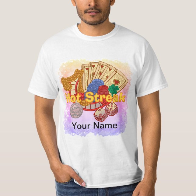 Camiseta Póquer de Hot Streak (Anverso)