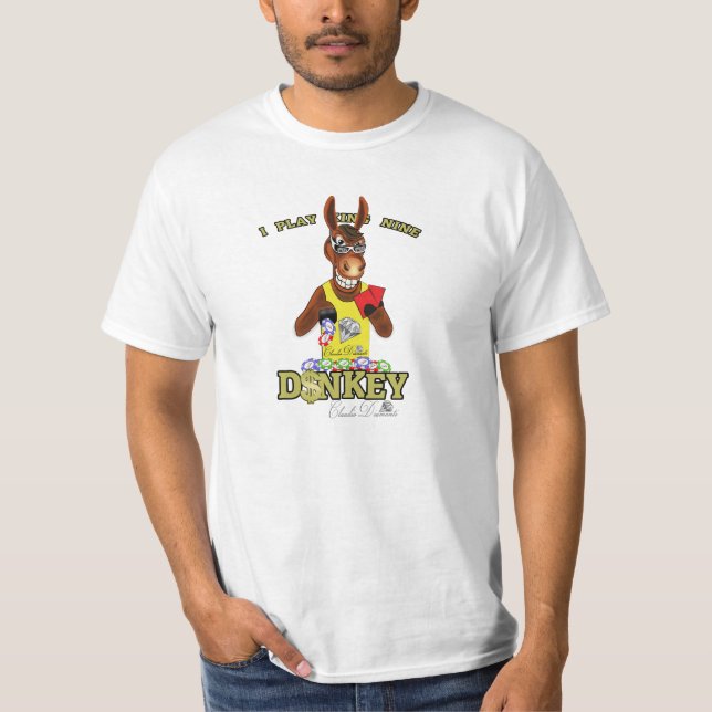 Camiseta Póquer donkey (Anverso)