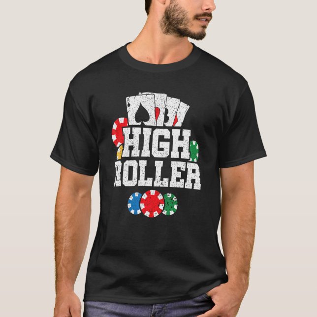 Camiseta Póquer en el Holdem de Texas (Anverso)