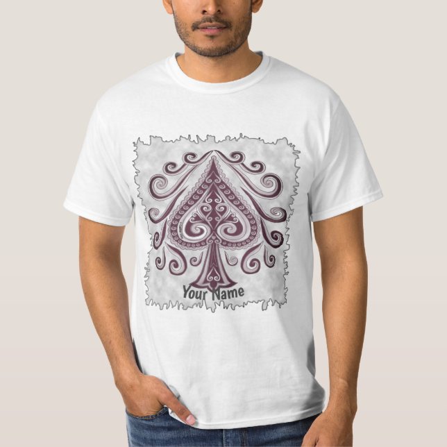 Camiseta Póquer Espadas  (Anverso)