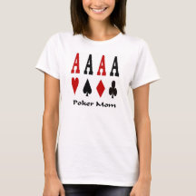 Póquer Mamá 4 Ace's Baby Doll Tee