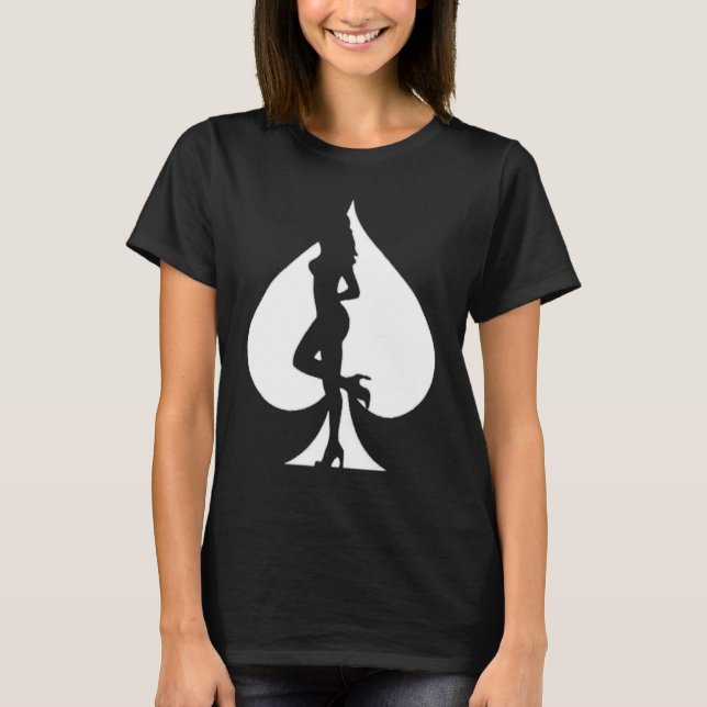 Camiseta Póquer para adultos (Anverso)