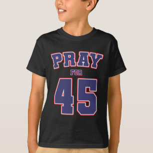 Camiseta Por 45 presidente Trump 2020 Gif patriótico americ