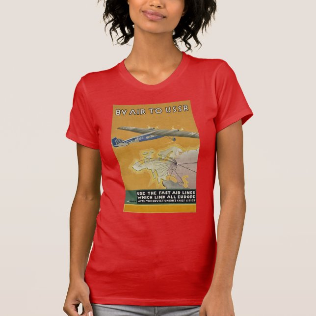 Camiseta Por aire a la URSS (Anverso)