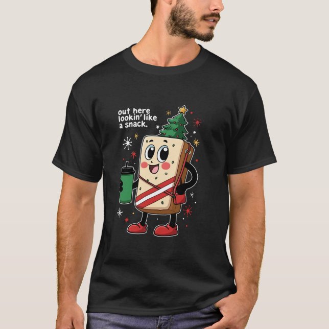 Camiseta Por Aquí Se Ve Como Un Árbol De Navidad Gracioso D (Anverso)