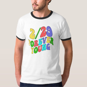 CAMISETA POR CADA JOVEN CUMPLEAÑOS AÑO BISIESTO BOHO