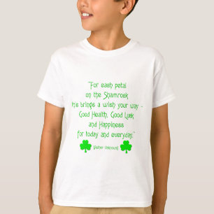 Camiseta Por cada pétalo en el shamrock...