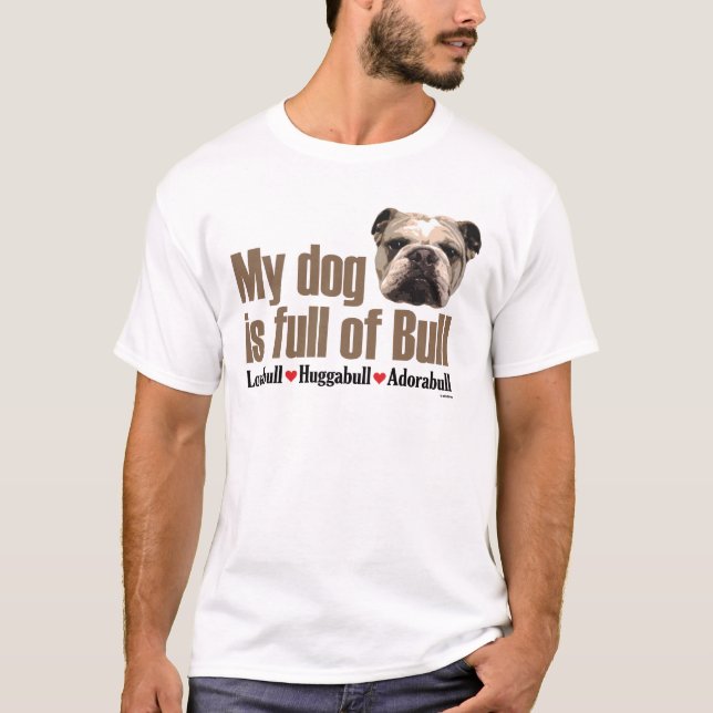 Camiseta Por completo de Bull - bulldog inglés (Anverso)
