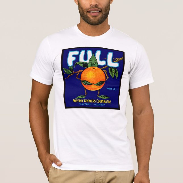 Camiseta Por completo - etiqueta anaranjada del cajón (Anverso)