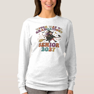 Camiseta ¿Por dónde se va a la graduación? Senior 2027. #2