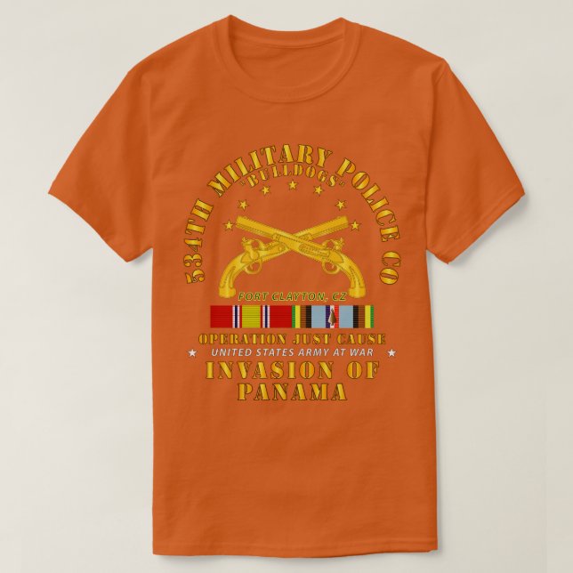 Camiseta Por el 534°... policía militar.................... (Diseño del anverso)