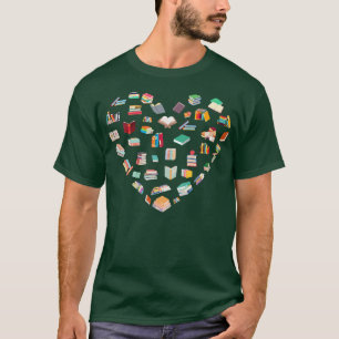 Camiseta Por el amor a los libros diseñados para los amante