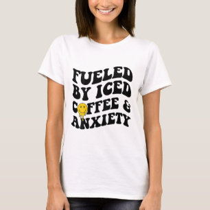 Camiseta Por El Café Helado Y La Ansiedad La Salud Mental A