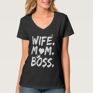Camiseta por el divertido día de la madre de la esposa Boss