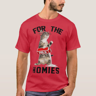 Camiseta por el gato de los homies