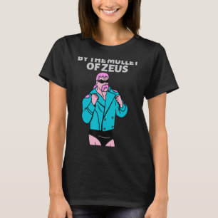 Camiseta Por El Mullet De Zeus Business In Front Fiesta In 
