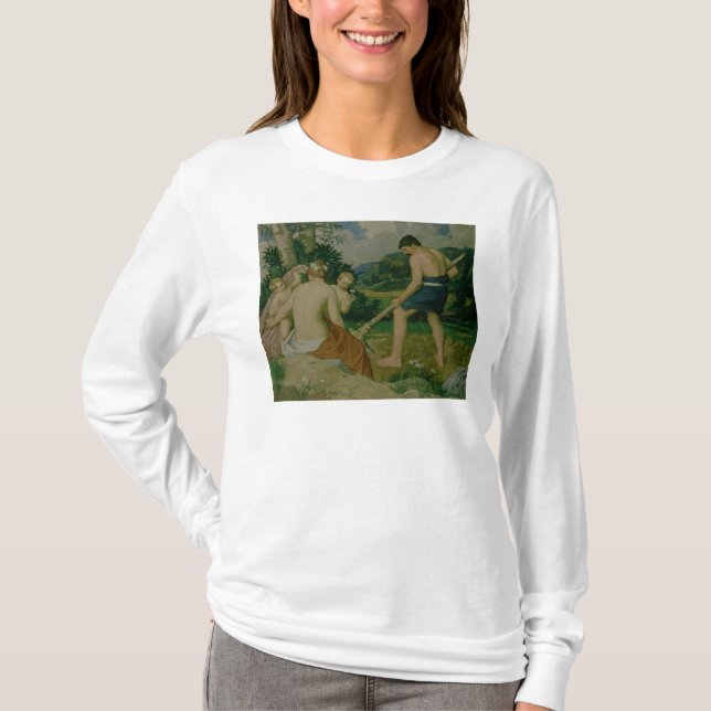 Camiseta Por el sudor de thy frente (Anverso)