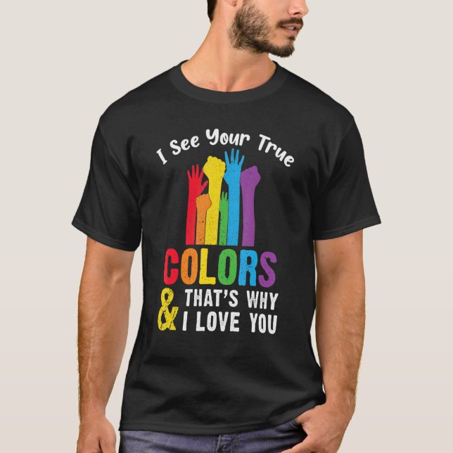 Camiseta Por Eso Te Amo Lgbt Orgullo Risa Lesbiana Gay (Anverso)