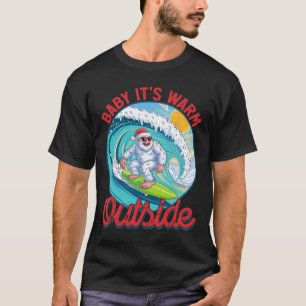 Camiseta Por Está Caluroso Afuera Navidad En Julio Santa Su