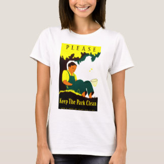 Camiseta Por favor, mantenga el parque limpio
