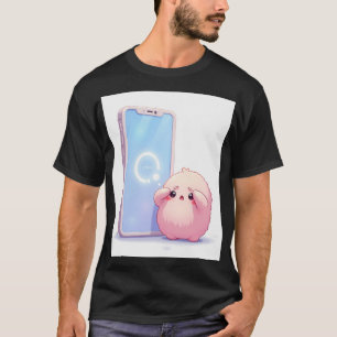 Camiseta Por favor, no actualices mi sticker de feed social