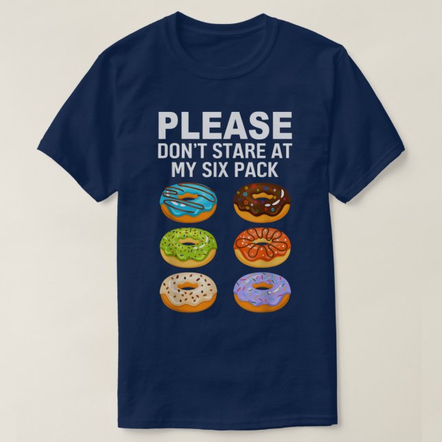 Camiseta Por Favor, No Esconder Donuts Grapic Si Pack Funny (Diseño del anverso)