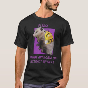 Camiseta Por Favor, No Se Acerque Ni Interactúe Conmigo