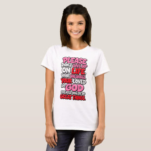 Camiseta Por favor no te rindas