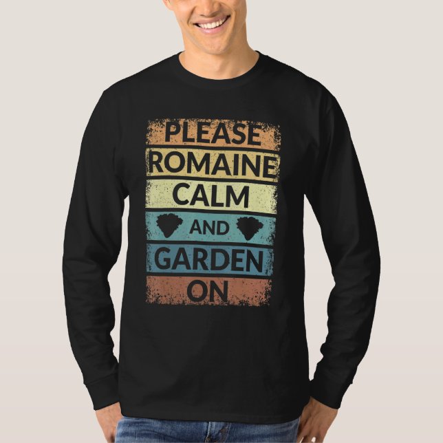 Camiseta Por Favor Romaine Calm And Garden On 1 (Anverso)