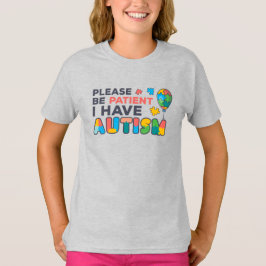 Camiseta Por Favor Sé Paciente Tengo Rompecabezas De Autism