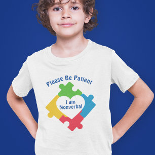 Camiseta Por Favor Sean Pacientes Soy Niños No Verbales Con