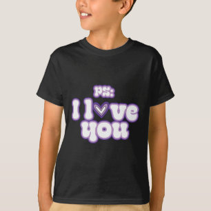 Camiseta Por favor te amo Groovy El día de San Valentín Pur
