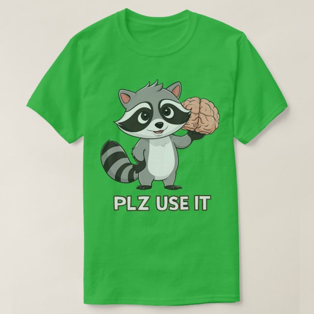Camiseta por favor, utilícelo (Diseño del anverso)