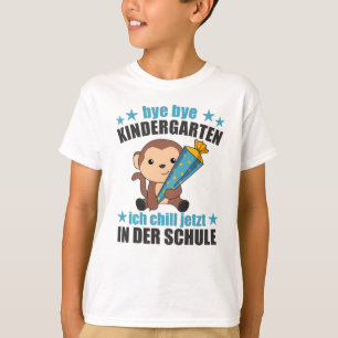 Camiseta Por fin escuela escuela de mono infantil Cone Chil