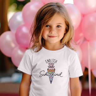 Camiseta Por fin niño de escuela cono escolar 1 clase inici