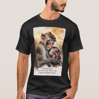 Camiseta "Por fin te encontré" - Madre adoptiva y bebé moni