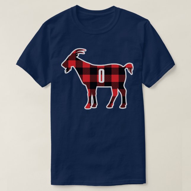 Camiseta POR GOAT 0 Plaid (Diseño del anverso)