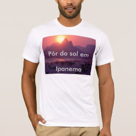 Camiseta Pôr hace em Ipanema del solenoide